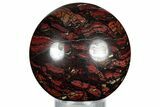 Polished Snakeskin Jasper Sphere - Western Australia #327417-1